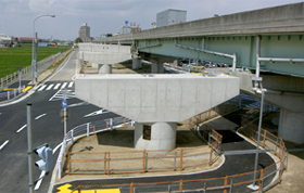 刈谷市野田町23号線知立バイパス西場割交差点改良工事